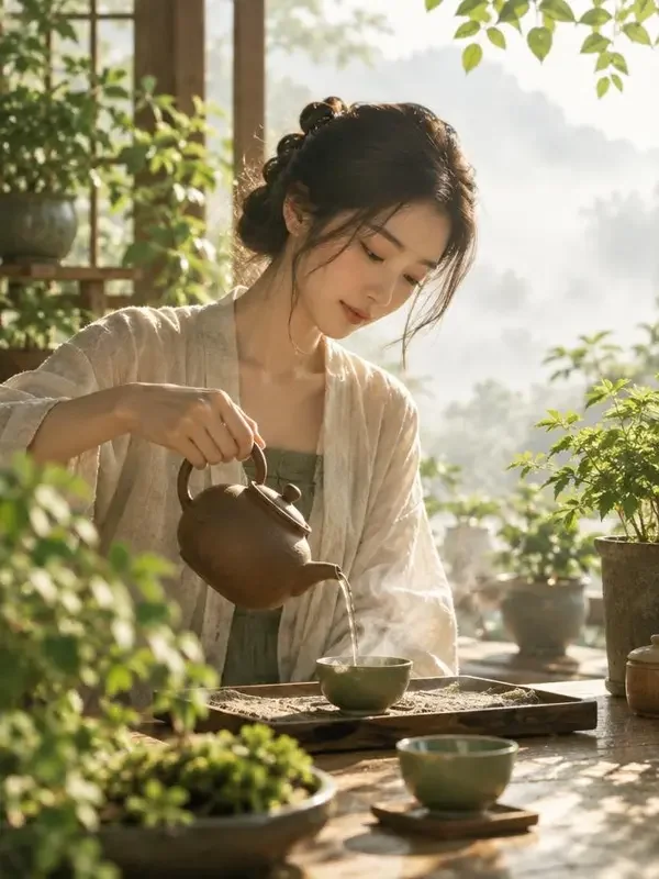 悟空短剧无广告平台 山间茶室里 悟空短剧无广告平台《山间茶室里》封面海报